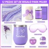 Regalos Para Mujer Cumpleaos, Canasta de SPA Relajante para Mujer,