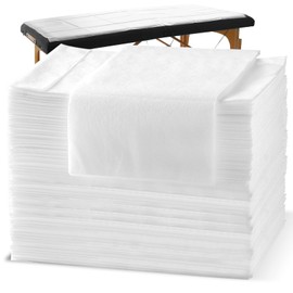 Spa Bed Sheets Disposable Massage Table Set, 90 Pcs Massage Sheets Cover Non-Woven Fabric for Beauty Salon, Hotels, 70’’ x 31’’