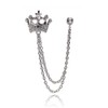 Brooches Pin for Men Shirts Collar Chain Brooch Pin Lapel