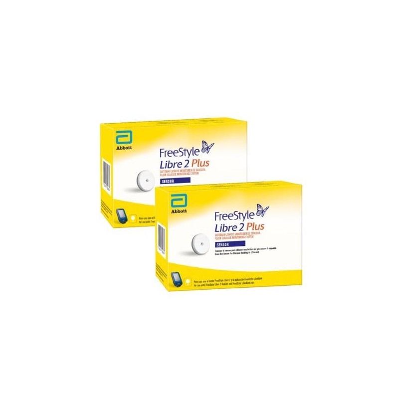 FreeStyle Libre 2 Plus Sensor de Monitoreo Continuo de Glucosa