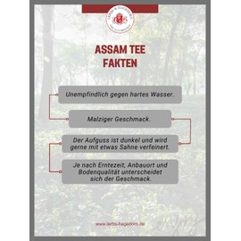 Lerbs & Hagedorn, Assam Tea Leaf Tea TGFOP Dirial | Wicher Taste 250g (approx. 21 Litres) Not Too Dark Cup