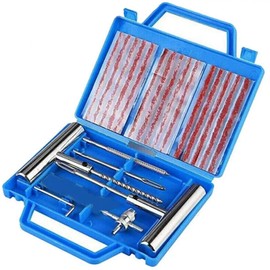 KAYNUR Tyre Repair Kit Heavy Duty Tyre Puncture Repair Kit 28pcs Tubeless Tire Repair Kit with Storage Box for Cars, Motorcycles Truck, RV, Jeep, ATV, Tractor, Trailer