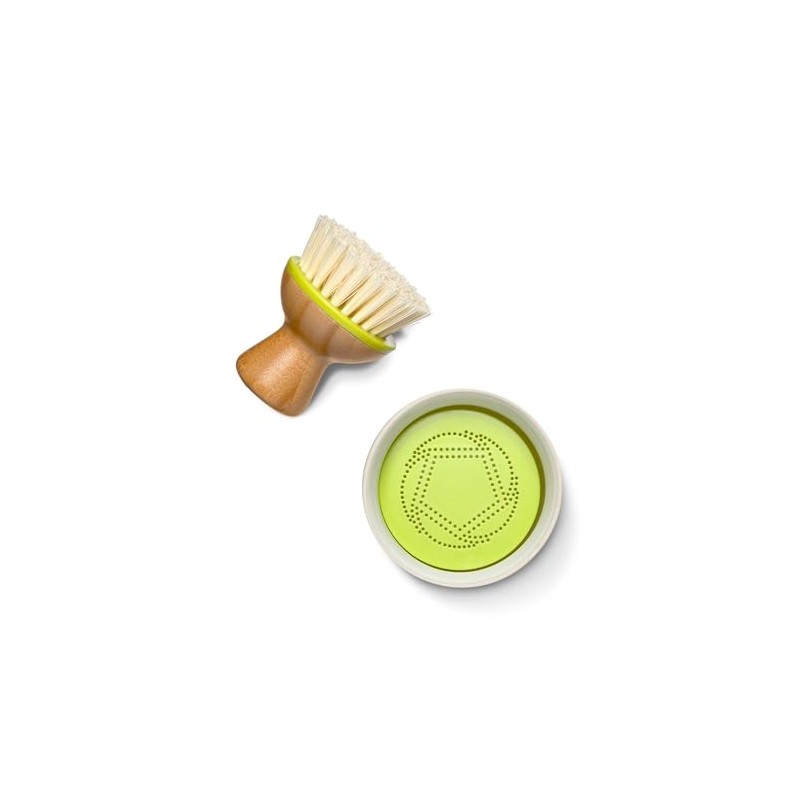 Full Circle Bubble Up- Eco-Friendly Bamboo Dish Brush – Ergonomic