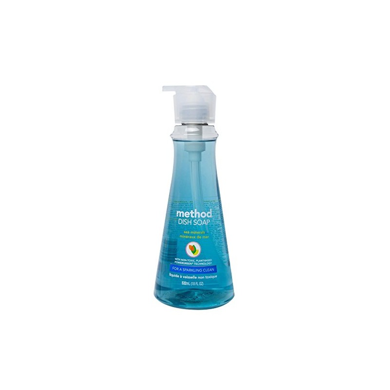 Method Dish Soap Pump, Sea Minerals, Blue, 18 Fl Oz