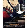 LEKATO 2.4Ghz Wireless Guitar System Exclusive Mute Plug for Electric