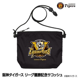 Hanshin Tigers League Winner, Sacoche, Black, 2025 Championship, Commemorative Goods, Licensed Product, Professional Baseball, Entertainment Golf