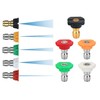 Pressure Washer Spray Nozzle Tip Set with 5 Multiple Degrees