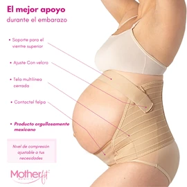 MOTHERFIT Faja Embarazo - Soporte Maternal Ajustable Faja de Embarazo Faja para Embarazadas - Faja Maternidad Embarazo Tela Suave Fajas para Embarazadas - Faja para Postura de Espalda en Embarazadas