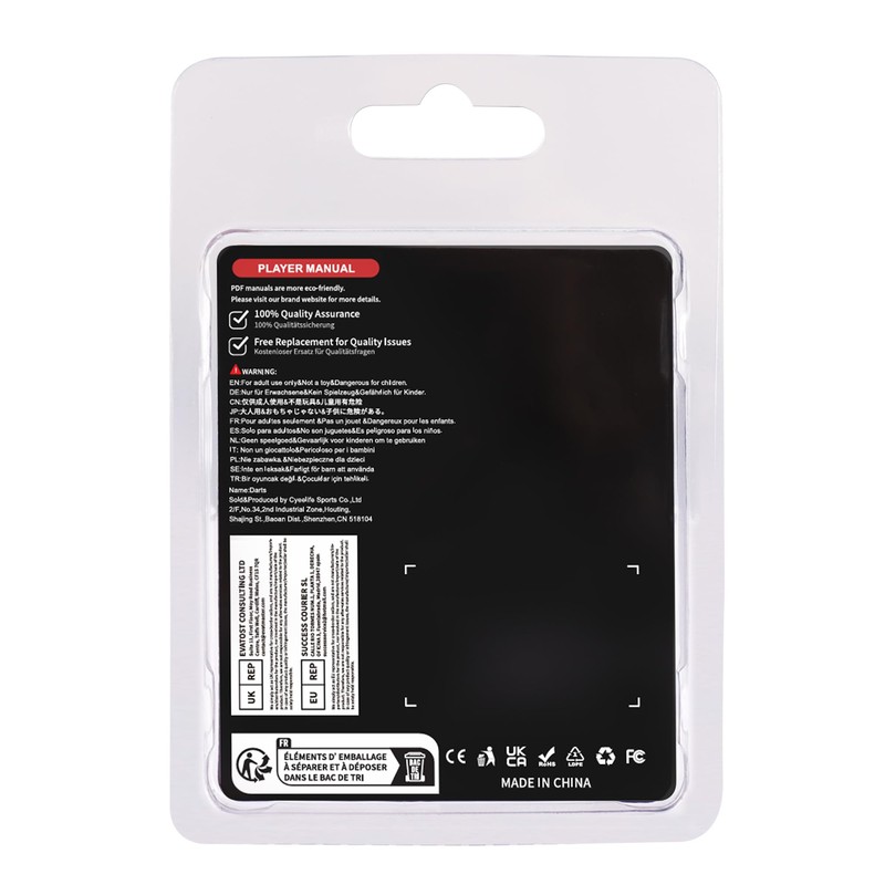 CyeeLife Integrated Dart Flights and Shafts - 3 Pack |