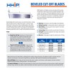 HHIP 2000-1110 HSS Cobalt Cut-Off Blade, 1/8" x 1/2" x