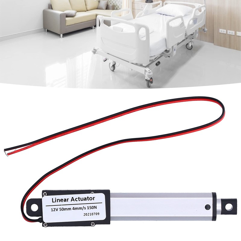 Linear Motion Actuators, 50mm Stroke, DC 12V, Low Noise Internal