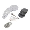 30Pcs Cutting Wheel Discs High Speed Steel Saw Blades with