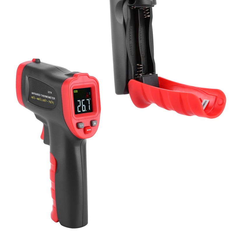 WT327A -50-400℃ Color Screen Infrared Thermometer Industrial Handheld Temperature Tester