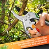 GRÜNTEK Anvil Kondor Secateurs 200 mm, Automatically Switched Ratchet, Diameter