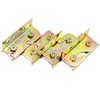 LBY Bed Rail Brackets with Square Screws – Heavy Duty