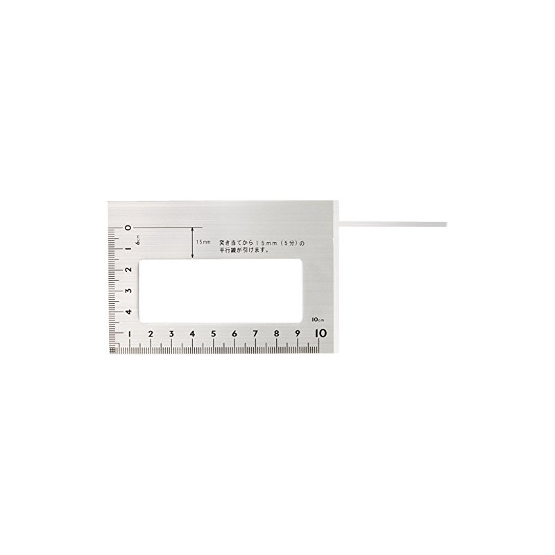 Shinwa Sokutei 62113 One-Stop Ruler, Aluminum, 6 Pieces
