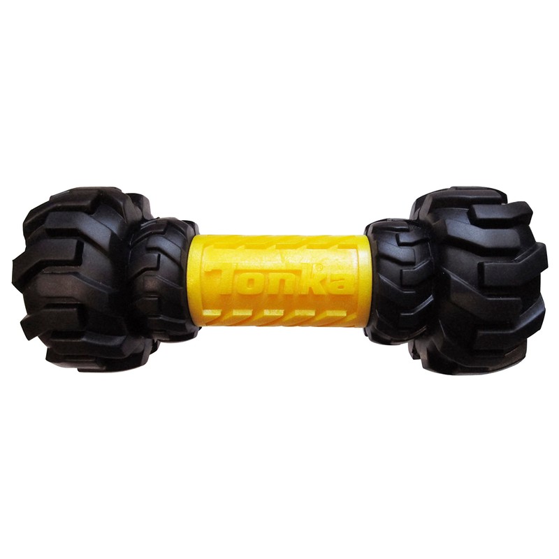 Tonka Axle Tread Dog Toy with Interactive Feeder, Lightweight, Durable