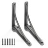 Edenic 2pcs Scaffold Board Ironbridge Shelf Brackets - 4x5.5 Inch