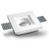 Door in ceramic plaster recessed spotlight square slim for suspended