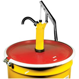 Performance Tool W54269 Lever Action Standard Duty Barrel Drum Pump Dispenser for Fluid Transmission, Yellow, 5-55 Gallon Containers