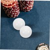 FELTECHELECTR 10pcs Round Roulette Wheel Beads Game Prop for Board