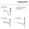KIRCHHOFF 98848318 Immersion Pipe for Siphon 30 cm Chrome, Pipe