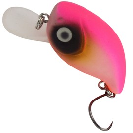 FTM Unisex Adult 10C5200567C10 Masu Pit Bull 3 cm 2.4 g Trout Wobbler Floating, Colour: Pink/Orange, Colourful, Normal