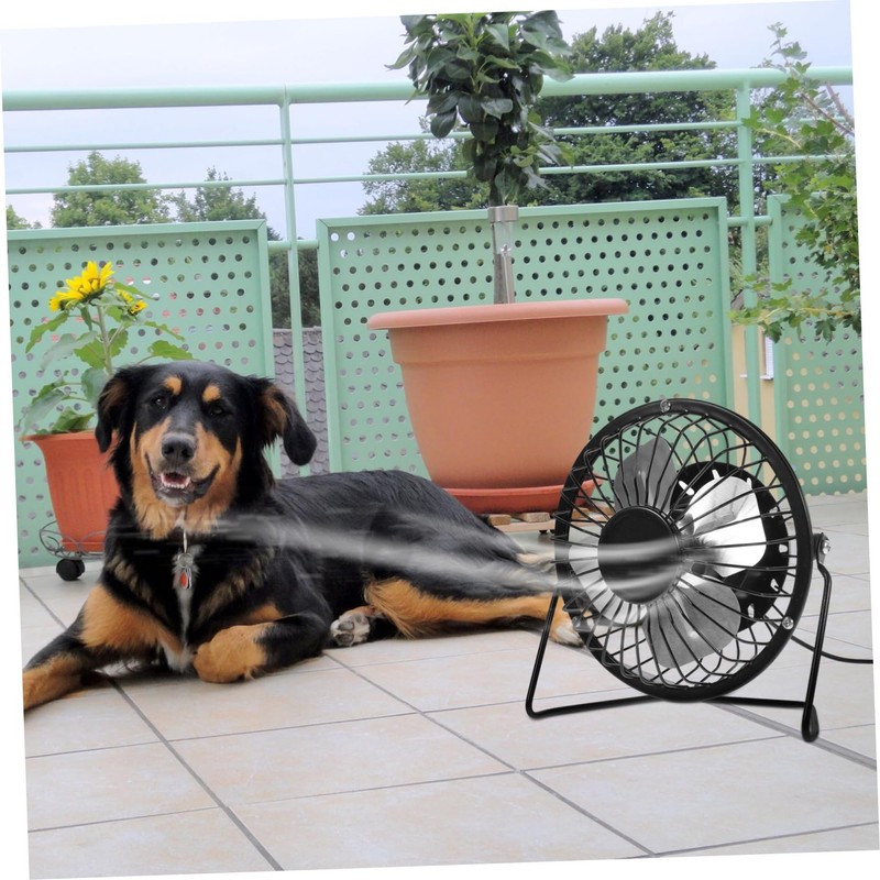 KONTONTY 1 Set Solar Panel Pet House Fan Kit Energy