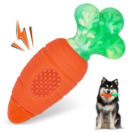 BoYoYo Indestructible Dog Toys for Aggressive Chewers with Squeaky, Dog Chew Toys for Large, Medium and Small Breeds to Keep Them Busy, Interactive Tough Squeaky Dog Toy