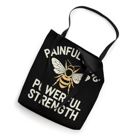 Bee Sting Survivor Bee Sting Recovery Funny Bee Attack Tote Bag