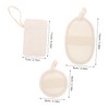 Vaguelly 3pcs Loofah Exfoliating Pads Face Scrubbers Face Exfoliator Pad