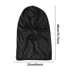 ATSNOSH Pack of 4 Balaclava for Men and Women, Balaclava with 3 Holes, Motorcycle Mask, Ski Mask, Bicycle Face Mask, Thin, Breathable, UV Protection, Pack of 4, Unit size