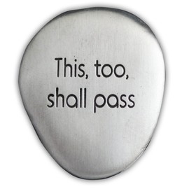 CA Gift SS125 This Too Shall Pass Soothing Stone, 1-1/2"