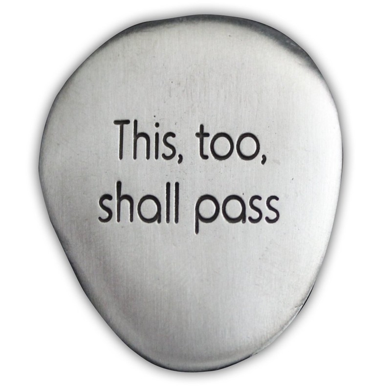 CA Gift SS125 This Too Shall Pass Soothing Stone, 1-1/2"