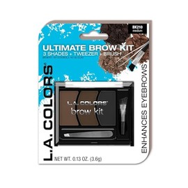 L.A. COLORS Perfect Brow Kit (carded), Medium CBK210A