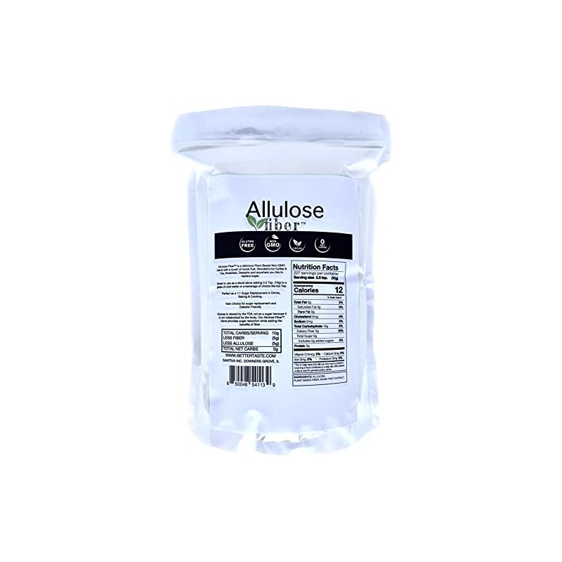 BetterTaste Allulose Sweetener with Plant Based Fiber, 5 Pounds (80
