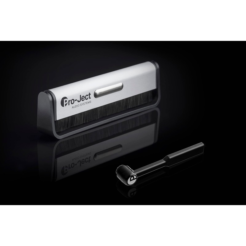 Pro-Ject Cleaning Set Basic, Carbon Fibre Cleaning Brush for Record