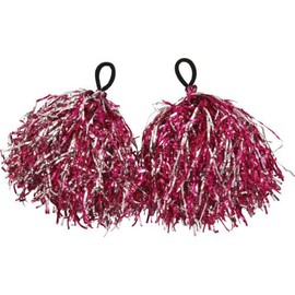 Artec 001592 Hand Free Pom Poms Pink Silver