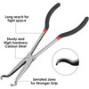 3Pcs Hose Gripper Plier 11inch Carbon Steel Spark Plug Removal