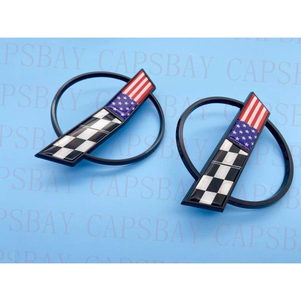 Pair 84-96 Corvette C4 Front Nose and Rear Gas Lid