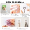 18 Pack Large Adhesive Wall Hooks for Hanging Heavy Duty