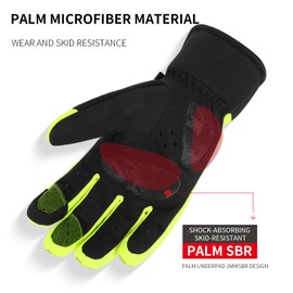 Gloves for Cold Weather,Anti-Slip Waterproof Lightweight Touch Screen Gloves for Driving Skiing Hiking Running Cycling Training