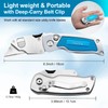 Box Cutter, Utility Knife with Quick Change Blades, Stainless Steel