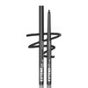 Shimmer Black Gel Glitter Eyeliner Pencil, Metallic Waterproof Smudge-Proof Creamy