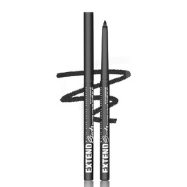 Shimmer Black Gel Glitter Eyeliner Pencil, Metallic Waterproof Smudge-Proof Creamy Retractable Smooth Eye Liner pencil, Hypoallergenic Long Lasting Eyeliner Brightener Pen Eye Makeup Gift for Women#12