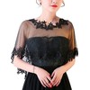 Women's Wedding Jackets Lace Bridal Bolero Shawl Tulle Cape for