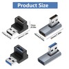 YUNKOZAND 90 Degree USB 3.1 Adapter, Right Angle USB A