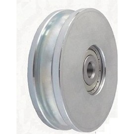 Zabi Rope Pulley 79 mm for Rope 8 mm Metal Profile Wheels Diameter 79 mm/8 with Bearing