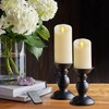 Luminara Scalloped Edge Flameless LED Candle - Ivory 4" x