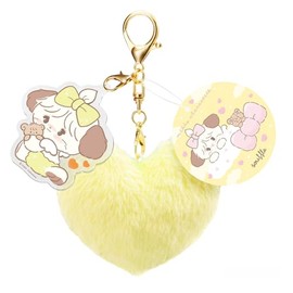 Maruka 175467 Mikko Fluffy Key Chain Souffle